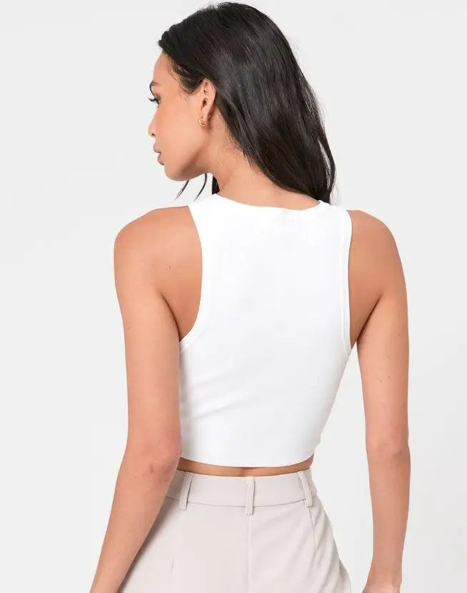 Racerback Crop Top