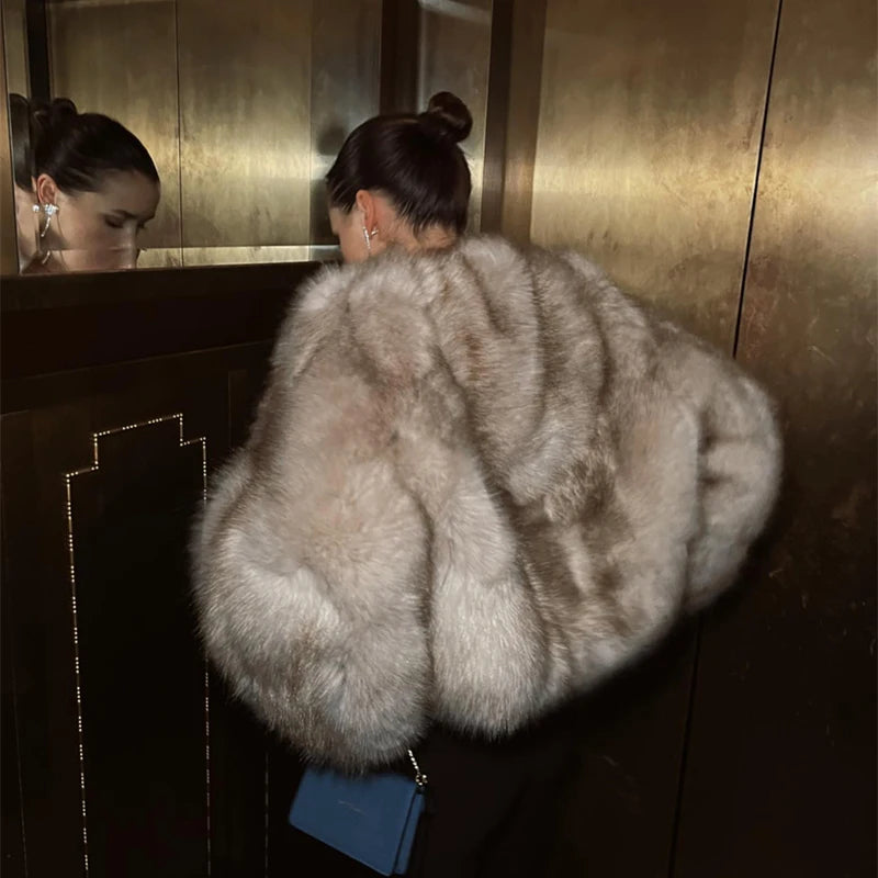 Velvet Fur Coat