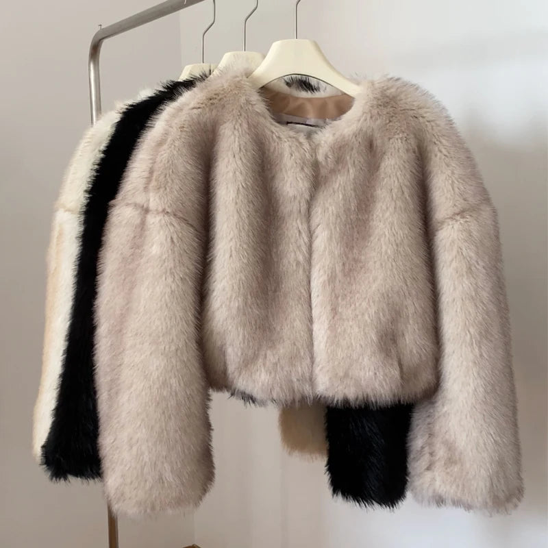 Velvet Fur Coat