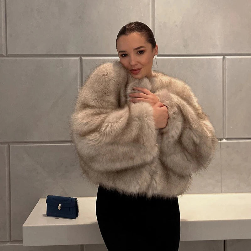 Velvet Fur Coat