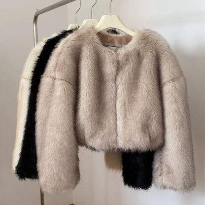 Velvet Fur Coat